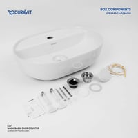 حوض مغسله لوف سطحي 50 سم