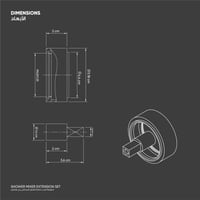 تطويلة قلب خلاط الشاور المخفي من هاتش