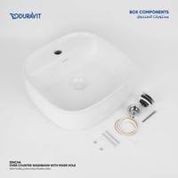 حوض مغسله زينشا سطحي بفتحه خلاط