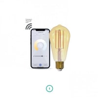 لمبة E27 ديكورية ذكية 450 لومين درجة لون الاضاءة 2...
