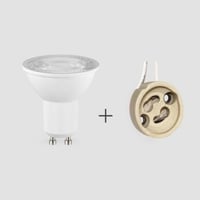 قاعدة مصباح لمبة سبوت لايت-5.7W-GU10-زاوية 36°-CRI...