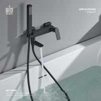 خلاط تأسيس خارجي مع صباب متحرك ثنائي الأتجاه MX058