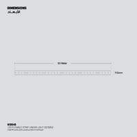 شريط إضاءة خطية ليد مرن- ستريب لايت – 6واط/متر HV...