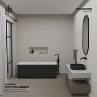 حوض مغسلة سطحي رتيميك (مربع) - WB021