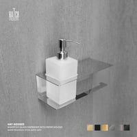 حامل مناديل مع رف مدمج وموزع شامبو SGD003