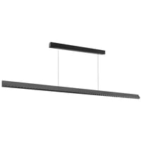 وحدة إضاءة خطية معلقة ليد 23واط-ابيض مزودة بقطعة ف...