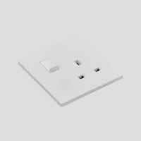 غطاء مقبس ثلاثي 13 امبير ثنائي القطب