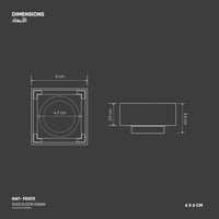 صفاية بلاط مربعة ​FD013