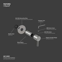 طقم إطار (فريم) صمام رئيسي دائري VS001