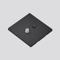 غطاء مقبس مستقبل هوائي + مقبس بيانات