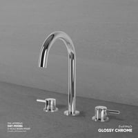 خلاط مغسلة ثلاثي الفتحات MX086