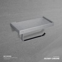 حامل مناديل مع رف - PHP001S