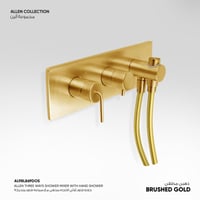 خلاط شاور ثلاث اتجاهات مخفي مع سماعه شاور متحركة​...