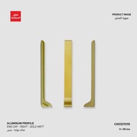 بروفايل نعلة الومنيوم ذهبي