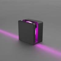 وحدة إضاءة جدارية مربع ليد (للنوافذ و الأقواس ٣٦٠...