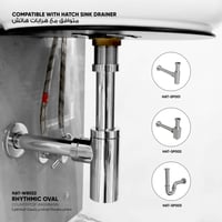 حوض مغسلة سطحي رتيميك (مستطيل) - WB023