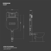 خزان جيبريت مخفي "ألفا" للكرسي الأرضي