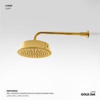 ذراع دش جداري مع رأس الدش Cherie​ -  DS013670