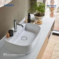 حوض مغسله زينشا سطحي بفتحه خلاط