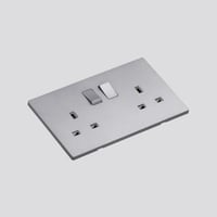 غطاء مقبس ثلاثي 13 امبير ثنائي القطب مزدوج