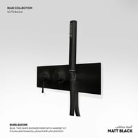 خلاط شاور ثنائي الإتجاه مخفي مع سماعة شاور Blue -...