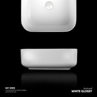 حوض مغسلة سطحي أفرا - مربع WB05