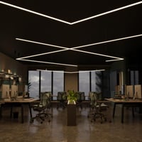 وحدات ( أجهزة ) إضاءة خطية معلقة 14.5 واط(شريط ضوئ...