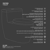 كرسي ديلوكس أرضي قطعة واحدة HAT-2389