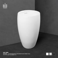 مغسلة بيتونيا أرضية / طولية مع فتحه خلاط HAT-057B