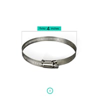 رباط معدني 4 بوصة/أشرطة ربط بسحاب من الستانلس ستيل