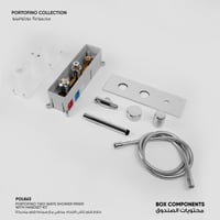 خلاط شاور ثنائى الاتجاه مخفي مع سماعه شاور متحركة...