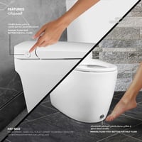 كرسي بيليا أرضي يعمل بضغط الماء و بمستشعر تدفق ذكي...