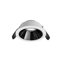 إطار سقفي دائري غاطس المنيوم غير متحرك ومضاد للوهج...