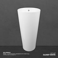 مغسلة تويا أرضية / طولية مع فتحه خلاط HAT-PW202