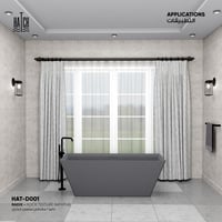 بانيو / مغطس راديكس ملمس حجري HAT-D001