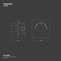 خلاط دش ثنائي الاتجاه MX009