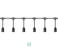 إنارة عقدية تعمل بالطاقة الشمسية (مع 30 مصباح) بطو...