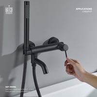 خلاط تأسيس خارجي مع صباب متحرك ثنائي الأتجاه MX056