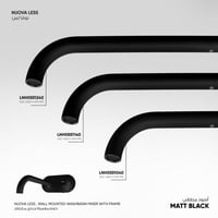 خلاط مغسلة جداري مع إطار Nuova Less LN00551