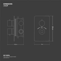 خلاط دش ثنائي الاتجاه MX014