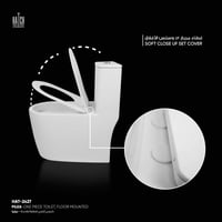 كرسي بيليا أرضي قطعة واحدة HAT-2427