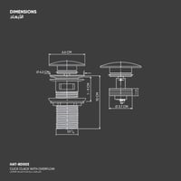 رأس هراب مع فتحه تصريف الفائض​ BD003