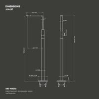 خلاط مغسلة أرضي - MX046