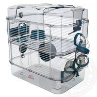 زولكس رودي 3 قفص ثنائي طوابق للهامستر والقوارض (أل...