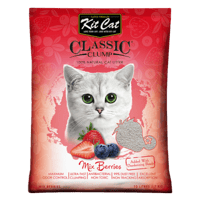 رمل كلاسيك للقطط سريع التكتل برائحة التوت المشكل م...