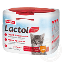 بيفار لاكتول بديل الحليب للقطط الصغيرة من الولادة...