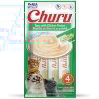 إنابا تشورو مكافآت للقطط هريسة التونا مع الدجاج 4...