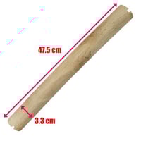 مجثم وقوف عريض ومتين من الخشب الطبيعي للطيور والبب...