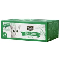 كت كات طعام رطب للقطط تونا منزوعة العظم مع الجمبري...