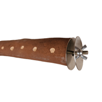 مجثم وقوف عريض ومتين للطيور من الخشب الطبيعي مع ال...